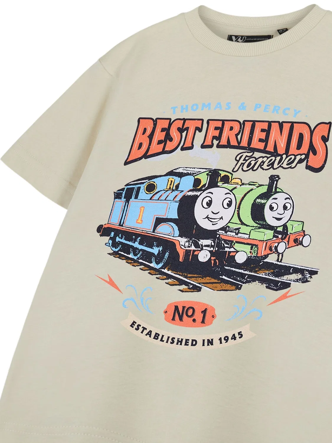 Футболка с принтом Thomas and Friends Vanilla Underground, кремовый — фото 4