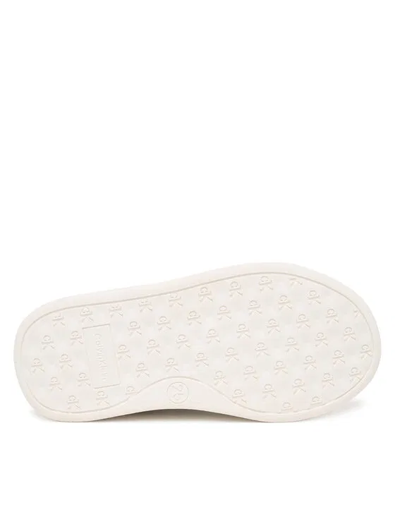 Кроссовки Low Cut Velcro Calvin Klein, серебро — фото 4