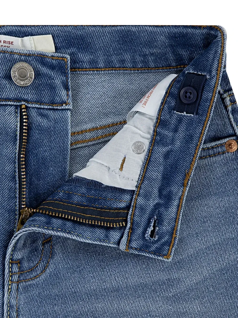 Джинсы широкого покроя Levi'S Kids, синий — фото 3