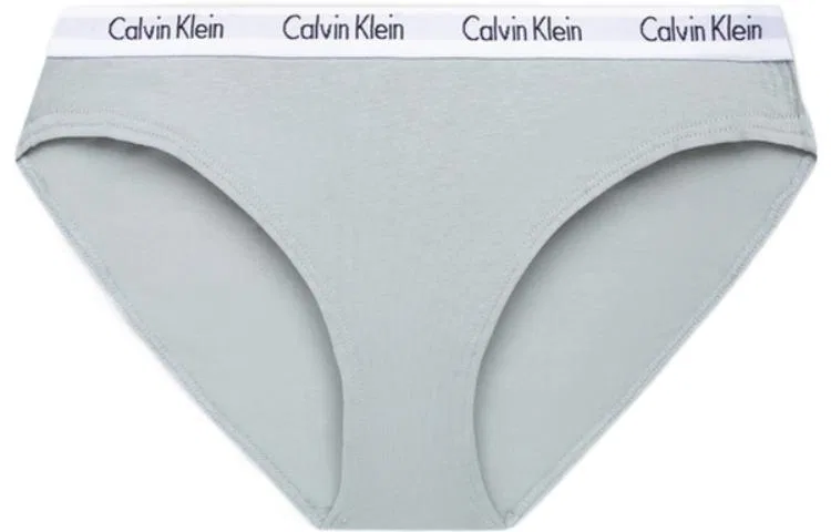 Женские трусы-слипы с хлопком Calvin Klein, комплект из 3 штук, Gray/Ecru/Purple — фото 4