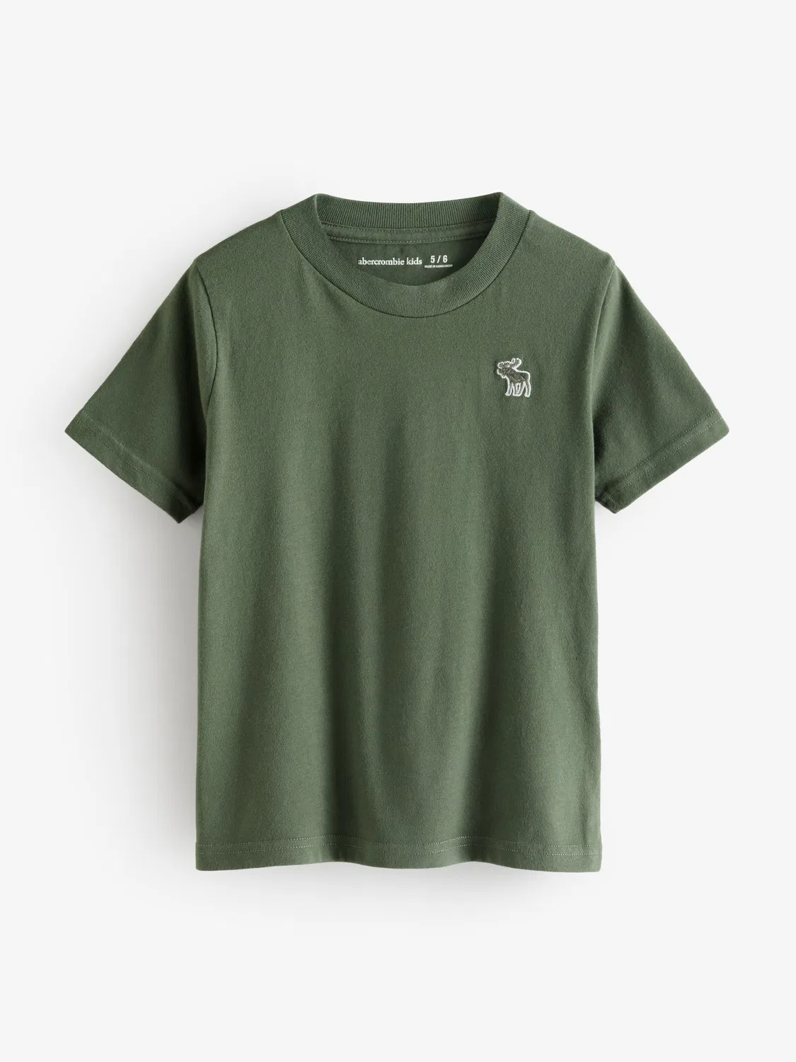 Футболка с коротким рукавом, набор 3 шт Abercrombie & Fitch, зеленый/бежевый/черный — фото 2