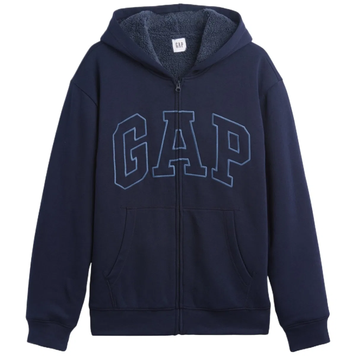 Мужской худи с капюшоном, утепленный, GAP, Navy Blue