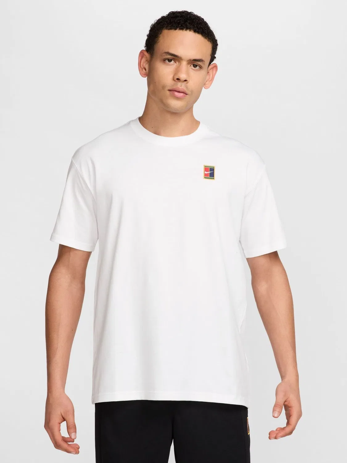 Футболка с вышивкой Nike Court Heritage Nike, белый