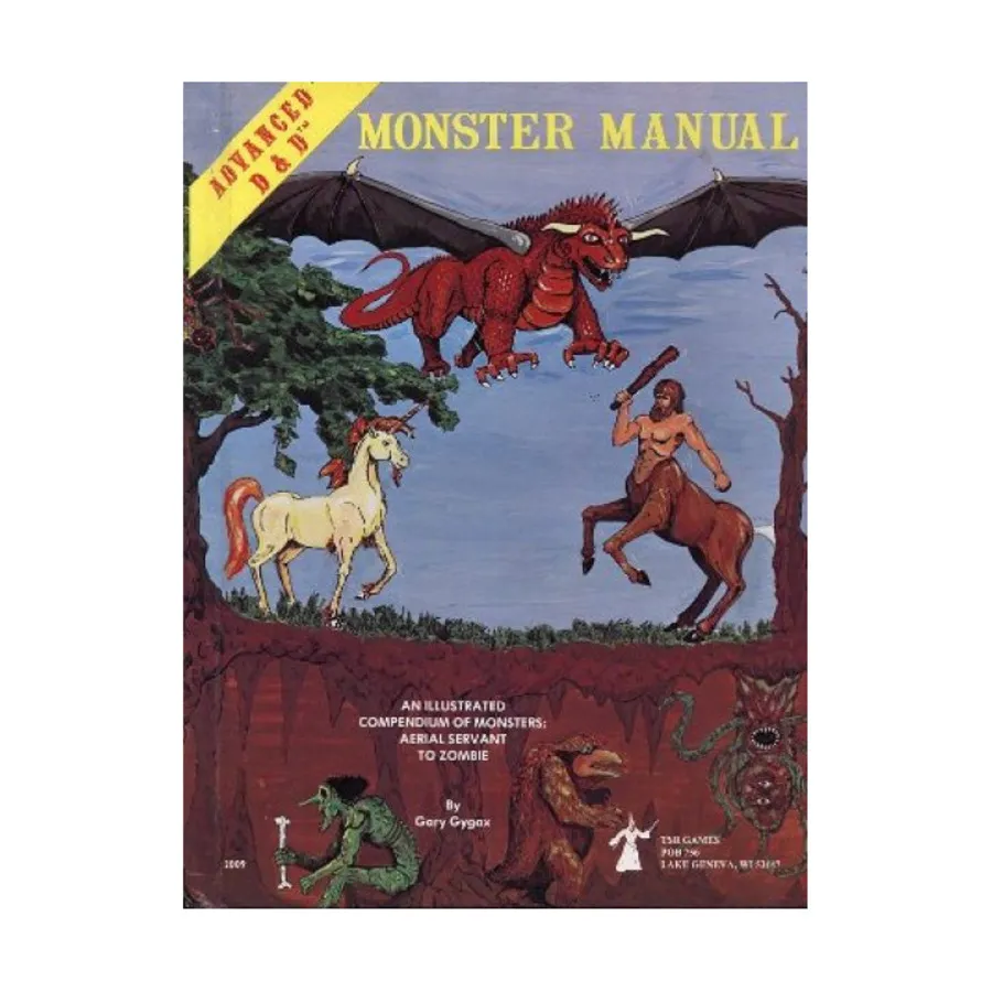 

Monster Manual (1st Cover, 5th Printing), Advanced Dungeons & Dragons (1st Edition) - Core Books, Box Sets & Miscellaneous, твердый переплет