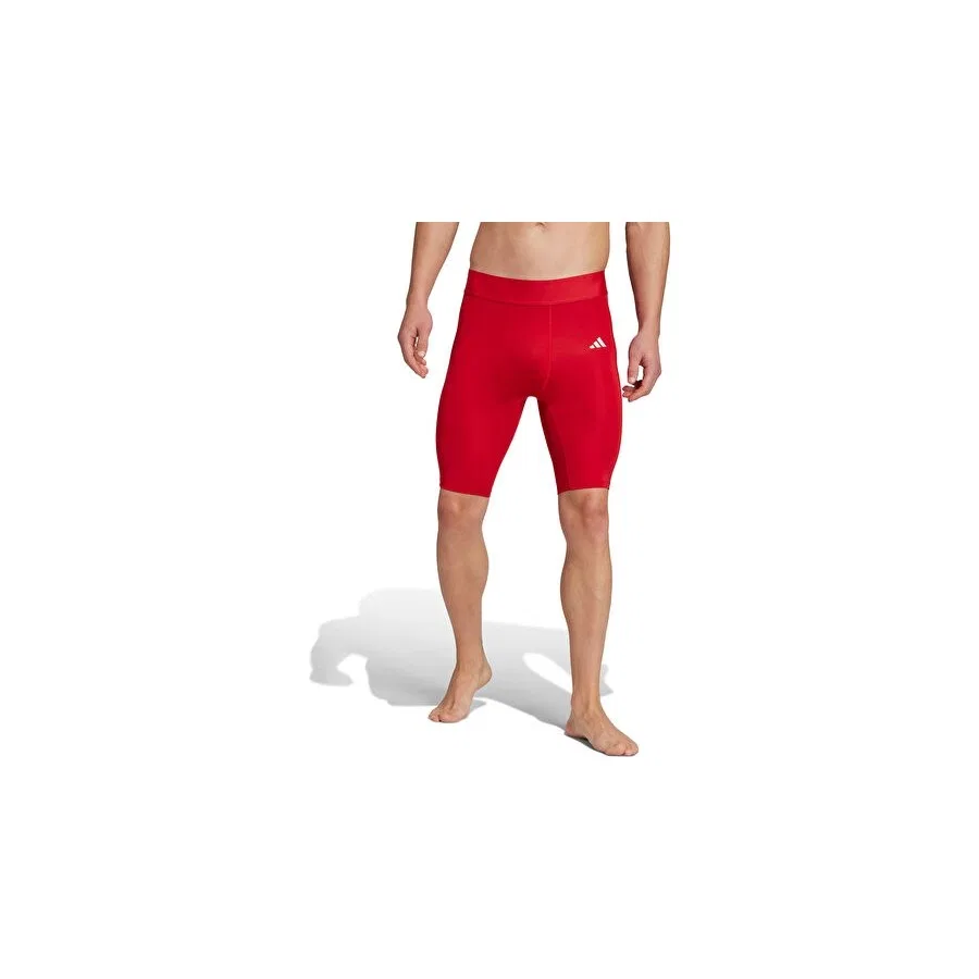 Спортивные тайтсы с компрессией Techfit Shrt Tight M adidas, Красный