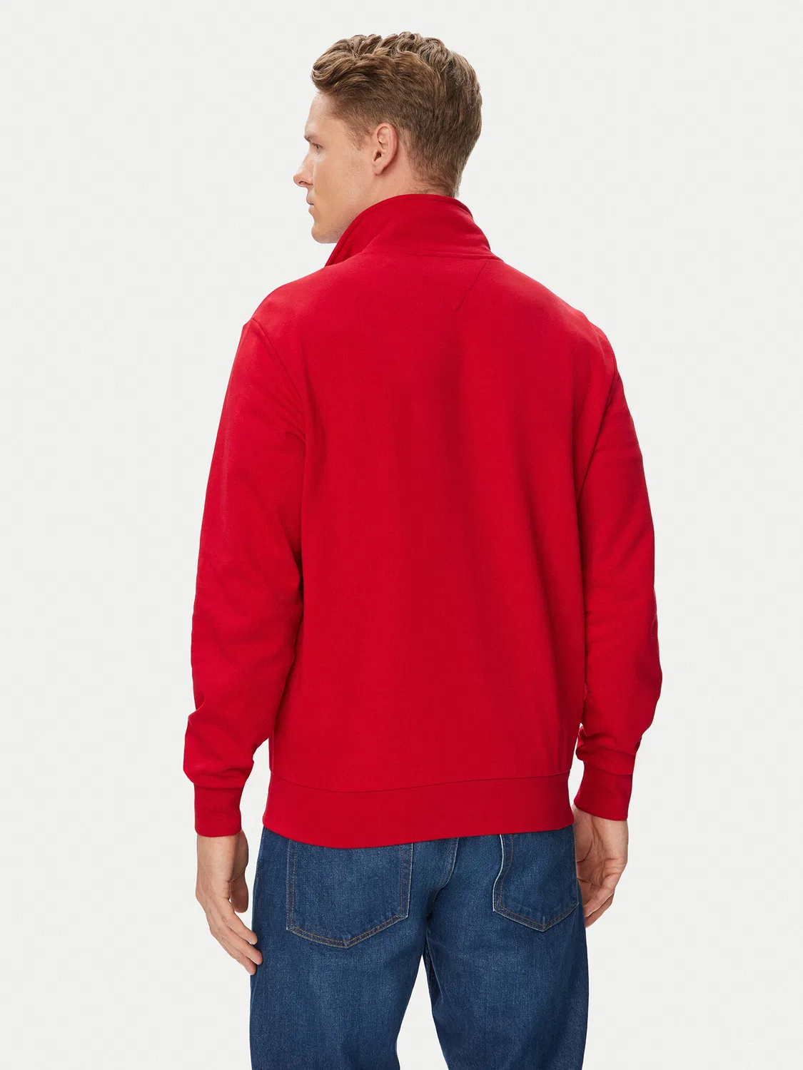 Мужская толстовка стандартного кроя Brand Love Tommy Hilfiger, красный — фото 3