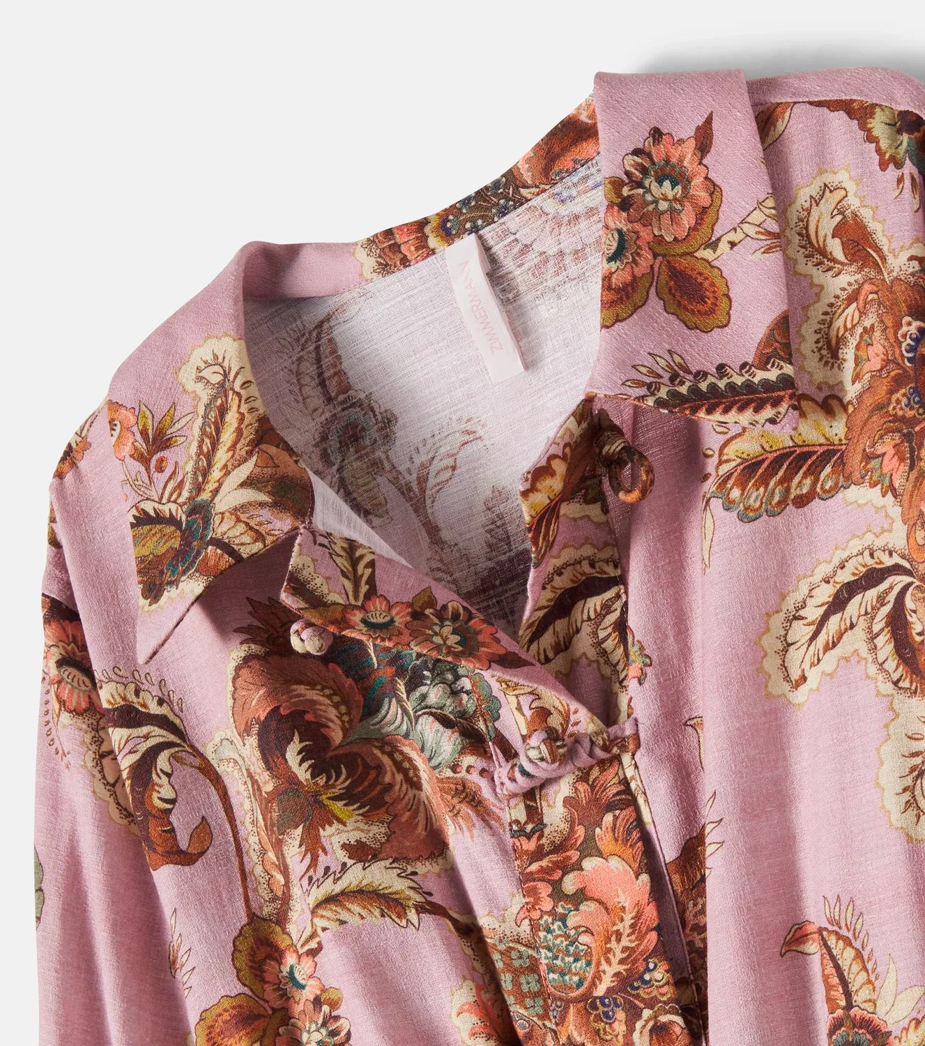Комбинезон с цветочным принтом Aster, Zimmermann Kids, фиолетовый — фото 4