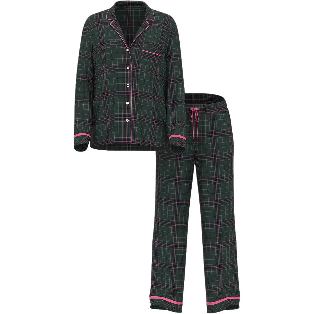 Женский комплект пижам Victoria's Secret, Цвет Green