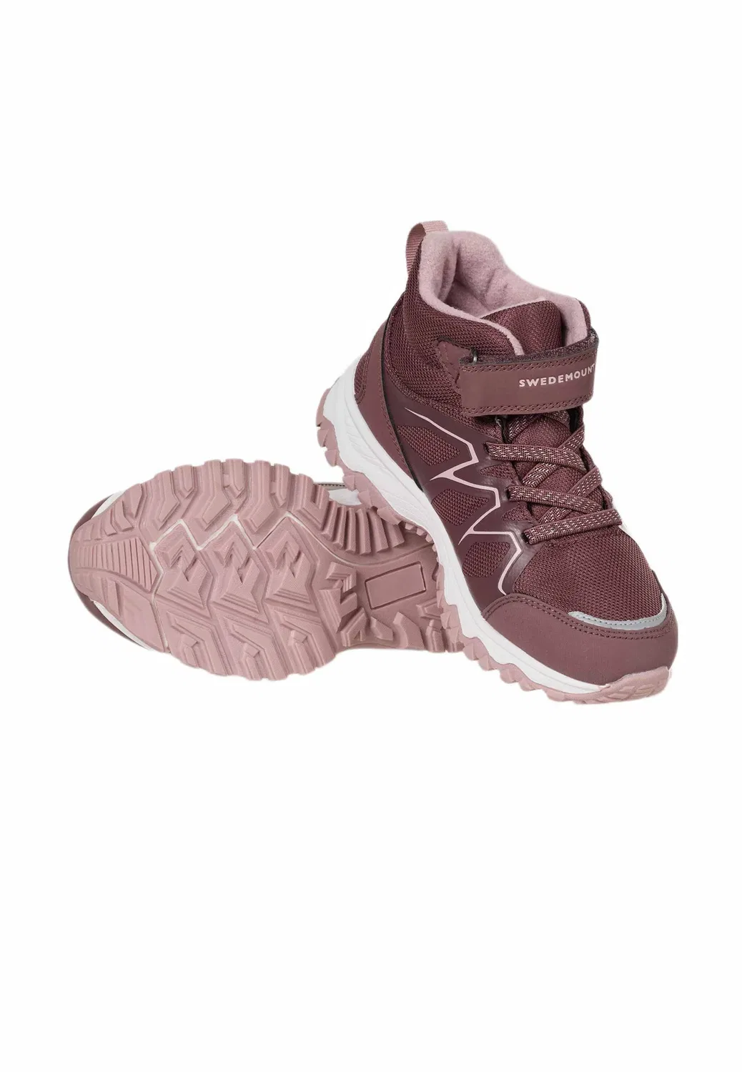 Nordkap mid 1v wp обувь унисекс - походные ботинки Swedemount, Dk Mauve Pink — фото 4