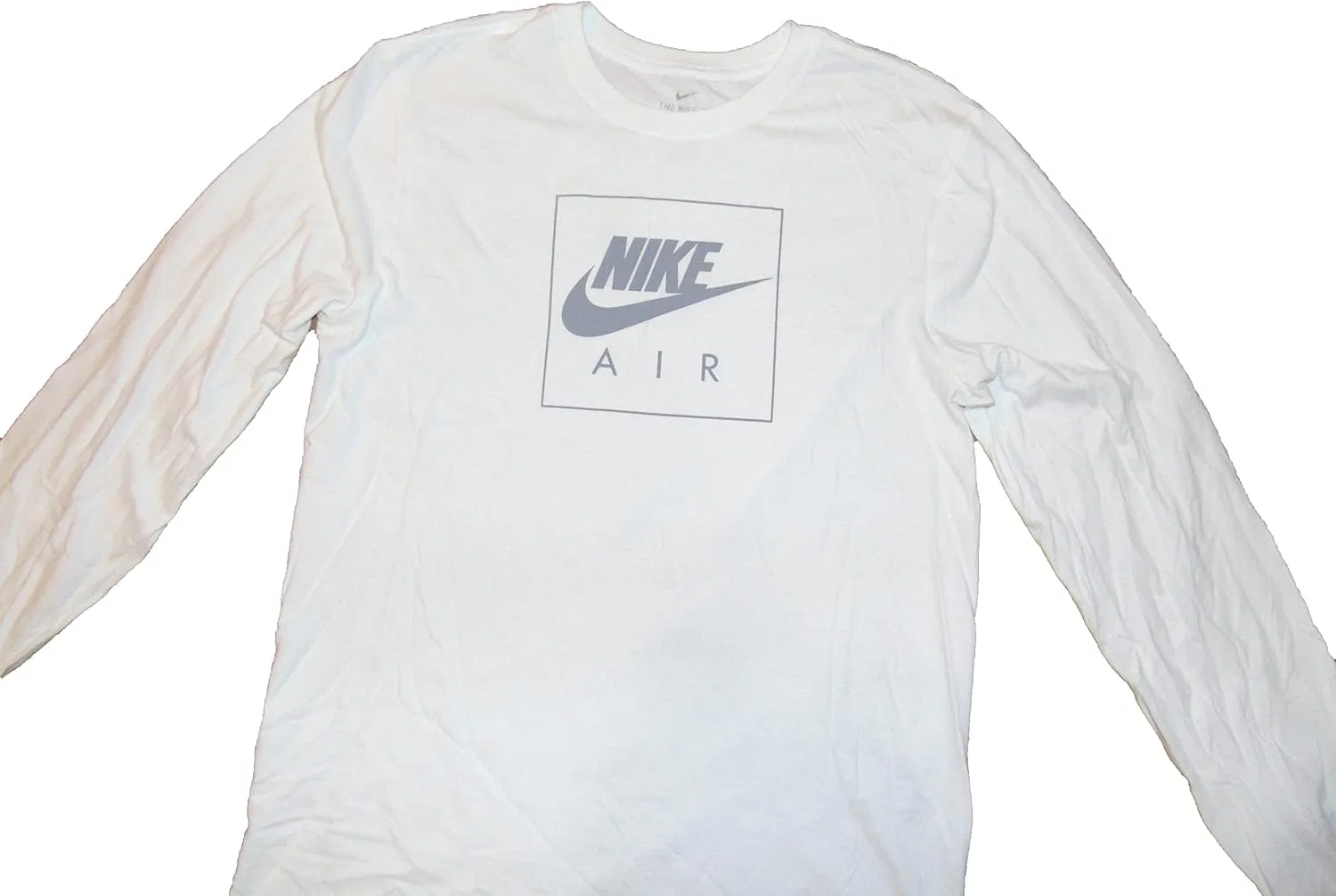 Мужская длинная футболка с графическим принтом Nike, White — фото 2