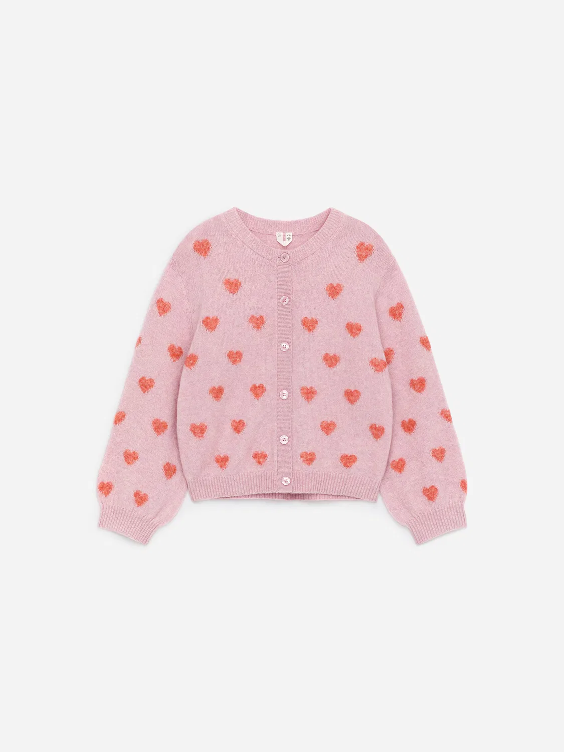 Кардиган из шерсти и шерсти альпаки Arket, Rosa
