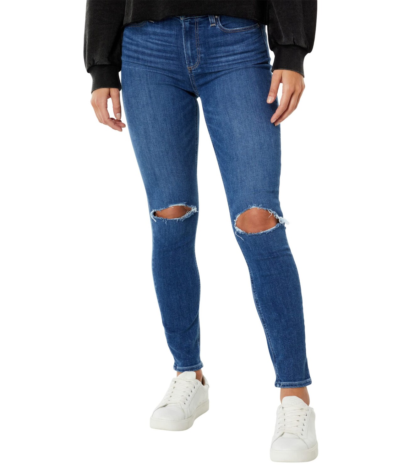 

Джинсы Paige, Hoxton Ankle in Radio Star Destructed