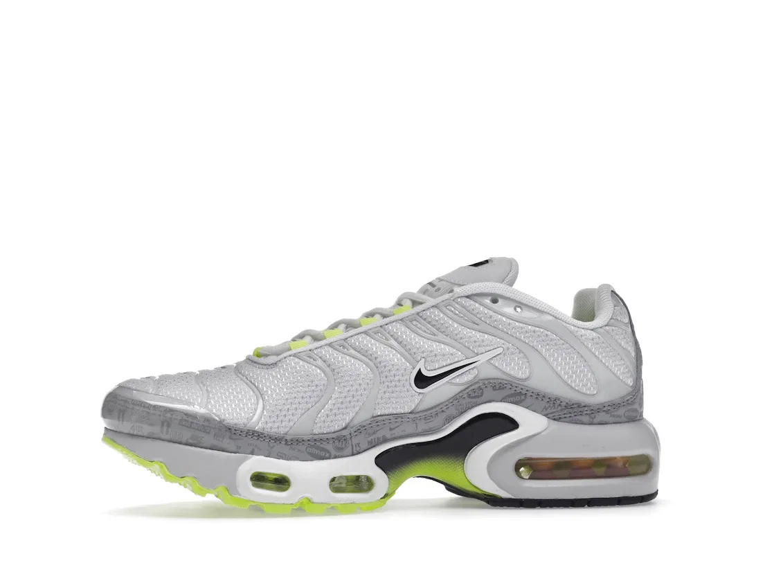 Детские кроссовки Lifestyle Nike Air Max Plus, White/Grey-Volt — фото 3