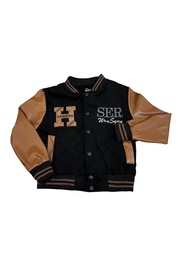 Детский джинсовое жакет для девочек с вышивкой Rhythm Clothing, Blackcinnamon