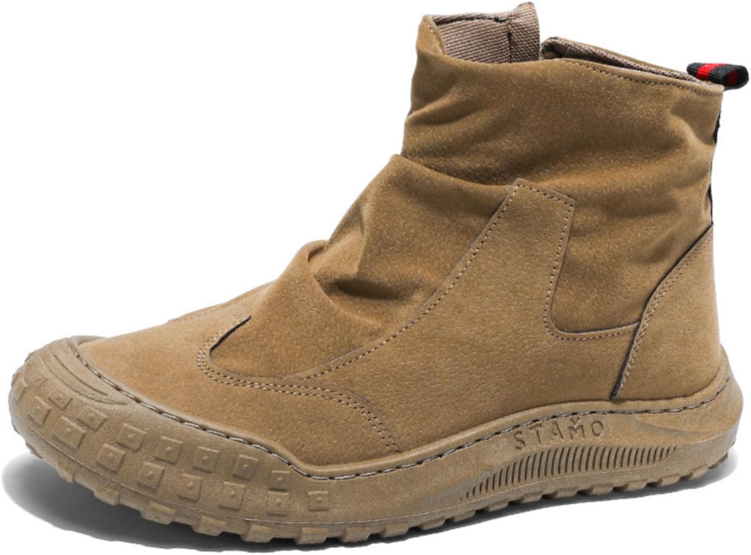 

Мужские повседневные кожаные модные кроссовки высокие ботинки Чака Houdbdol, хаки