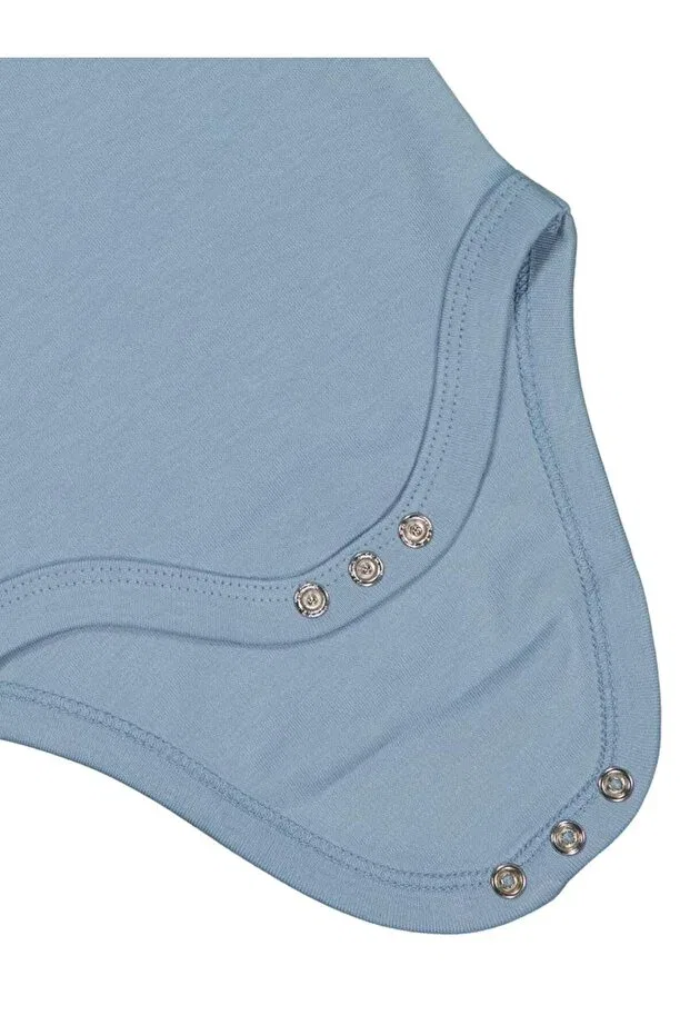 Детский комплект боди-распашонок из органического хлопка Civil Baby, Blue — фото 3