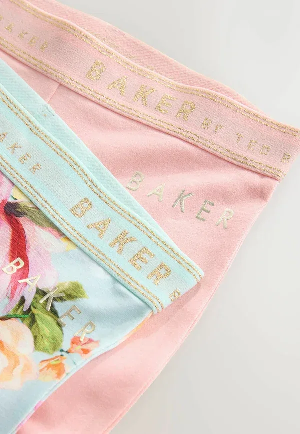 Классический крой - комплект из 2 брюк-клеш - леггинсы - брюки Baker By Ted Baker, розовый — фото 2