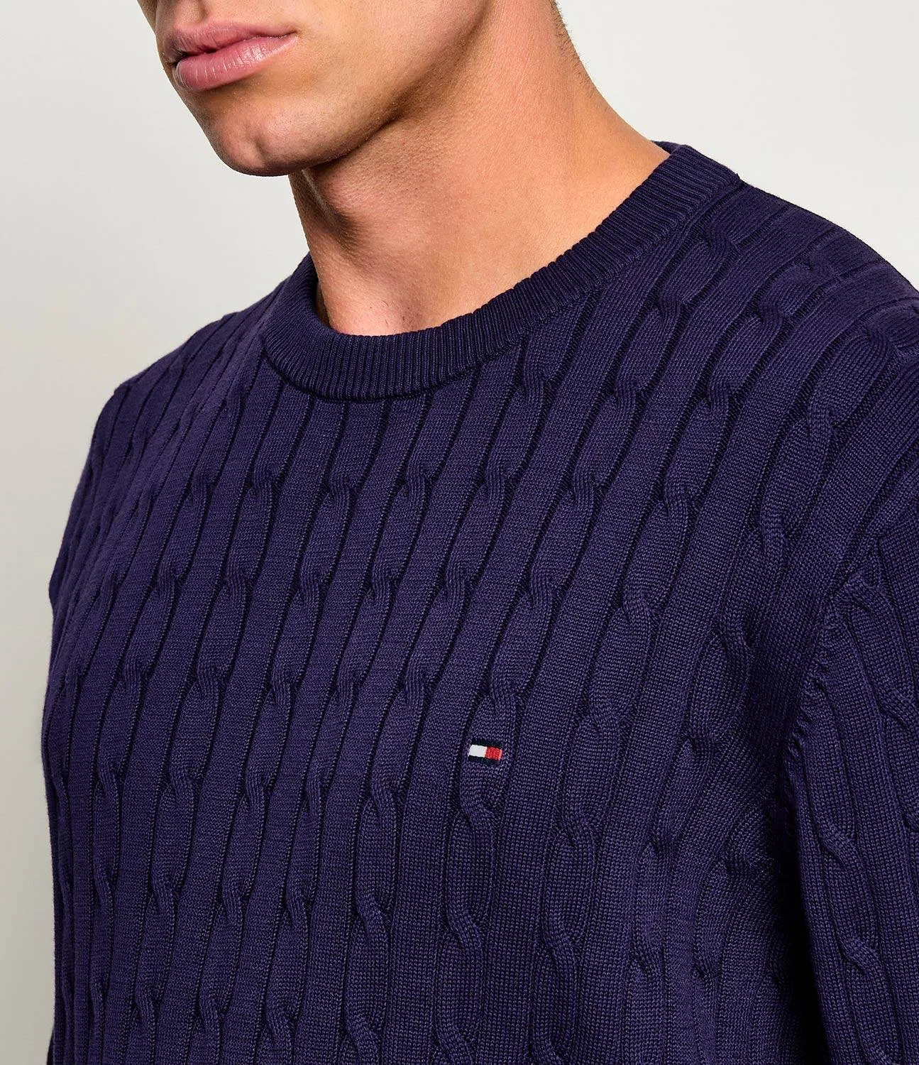 Свитер с круглым вырезом Tommy Hilfiger, Viola — фото 4