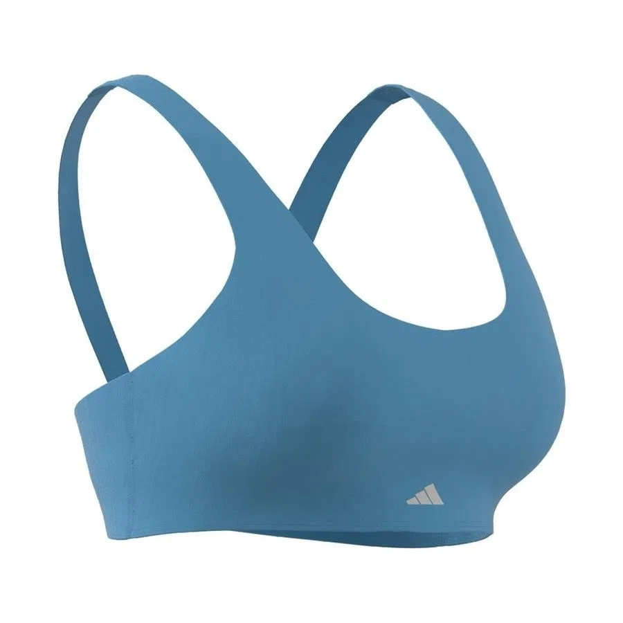 Спортивный бюстгальтер с средним уровнем поддержки ALL ME LUXE MS adidas, Синий — фото 3