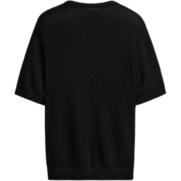 Мужская футболка с круглым вырезом Black ZARA, Black — фото 3