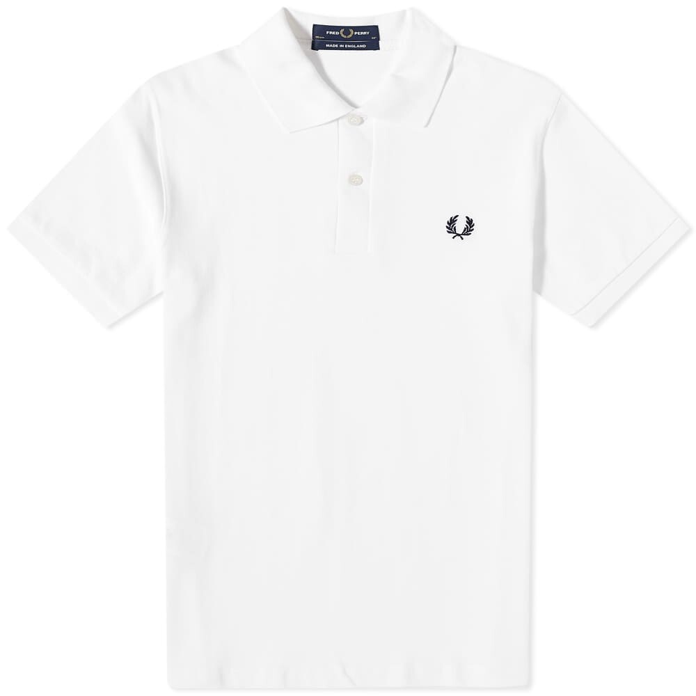 

Футболка Fred Perry Original Plain Polo, Белый, Футболка Fred Perry Original Plain Polo