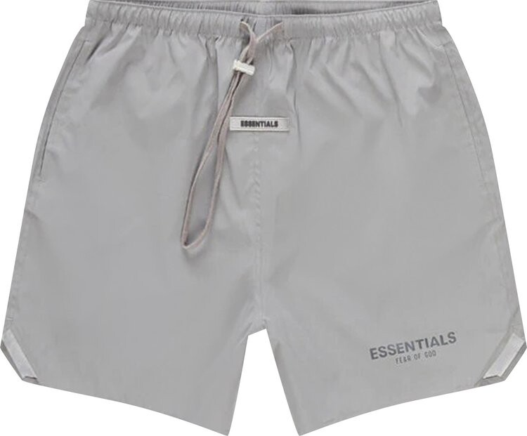 

Шорты Fear of God Essentials Nylon Running Shorts 'Silver Reflective', серебряный