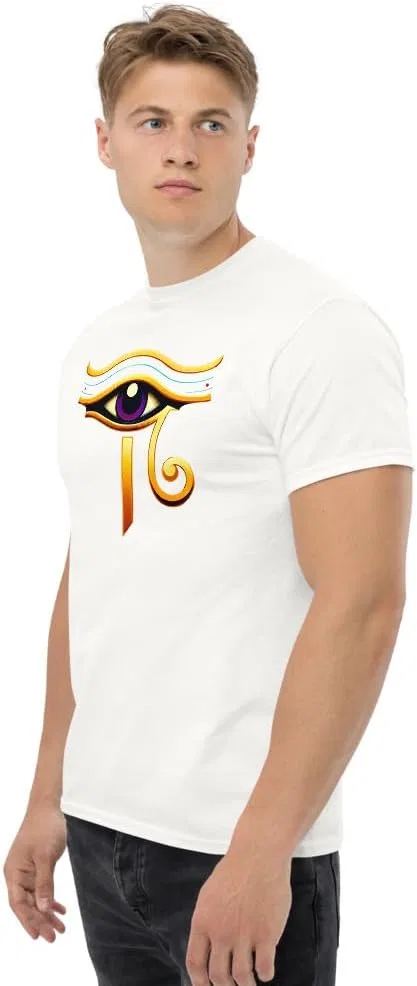 Мужская футболка с Eye of Ra 5000, White — фото 4