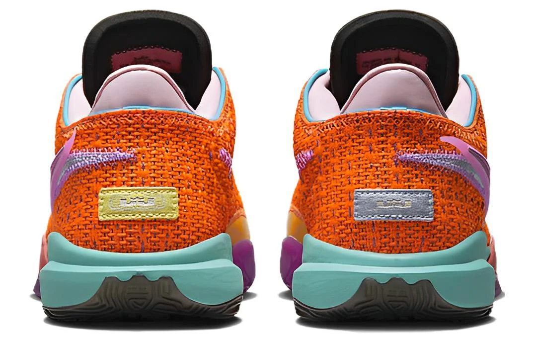 Кроссовки Nike LeBron 20, оранжевый/фиолетовый — фото 4