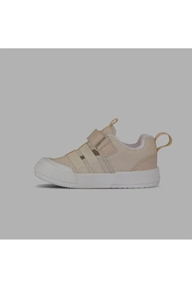 Детские кроссовки для девочек с плоской подошвой Momo Vicco, Beige — фото 2