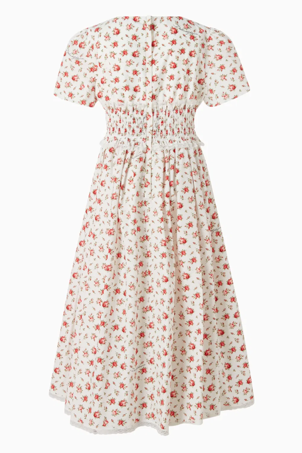 Платье с принтом роз Dolce & Gabbana — фото 2
