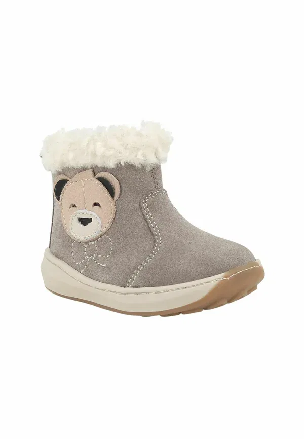 Ботинки кожаные Baby shoes Primigi, Grey White, белый/серый — фото 4
