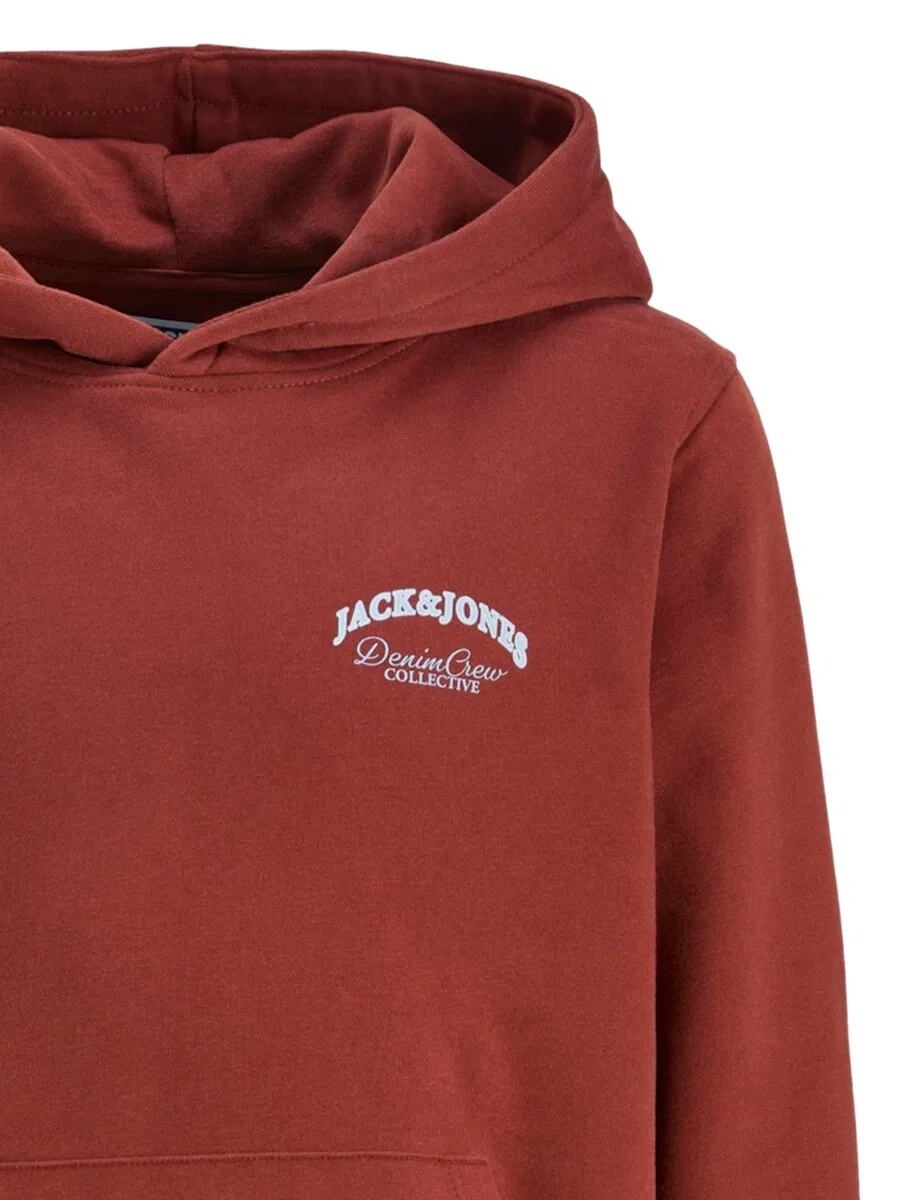 Детская толстовка 'Brandes' красного цвета Jack & Jones Junior — фото 3