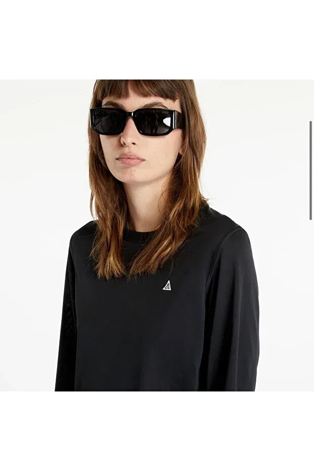 Женская футболка для бега с длинным рукавом Acg dri-fit adv goat rocks long-sleeve Nike, Black — фото 4