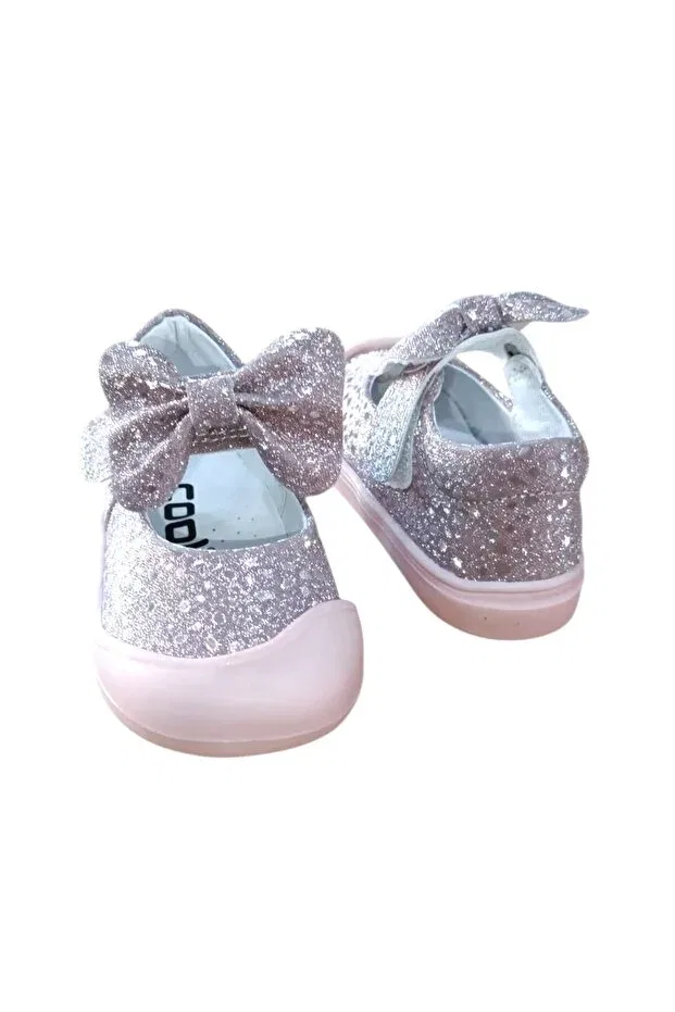 Детские балетки для девочек с блестками Darla ilkadım bebe baletli s glittery ballerina Cool, Powder — фото 2