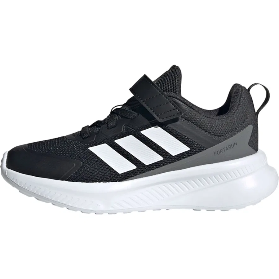 Детские кроссовки с Cloudfoam Fortarun 4.0 adidas, Черно-белый — фото 2