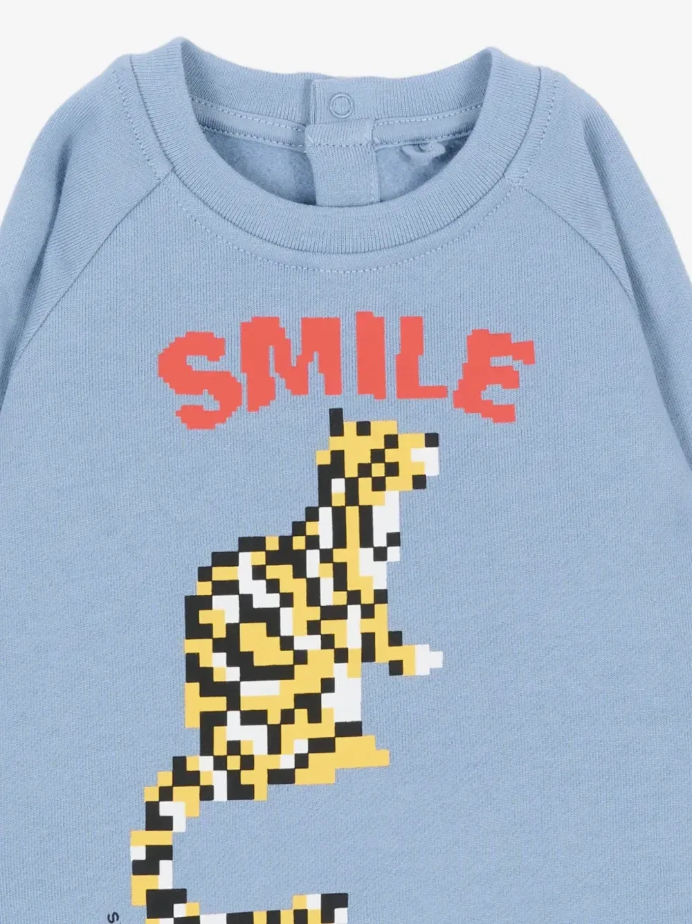 Джемпер с графическим принтом и рукавами реглан Stella McCartney Kids, синий — фото 3