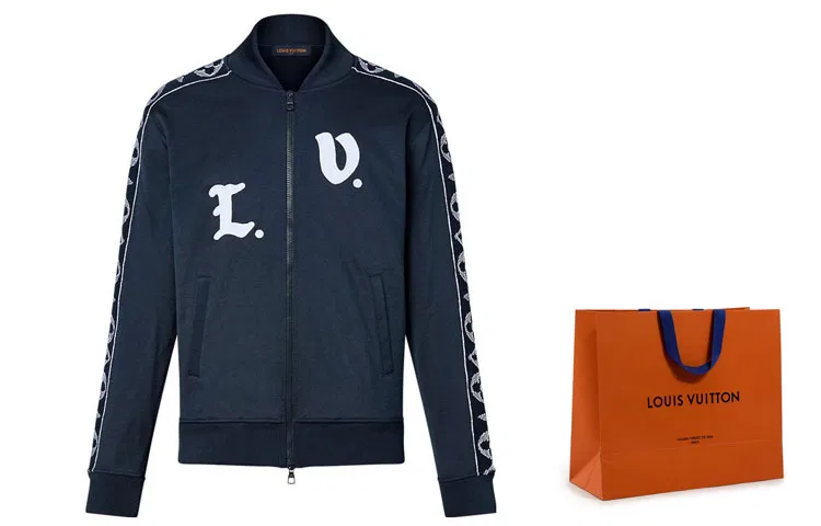 Мужская куртка с вышивкой LOUIS VUITTON, Shopping Bag Included
