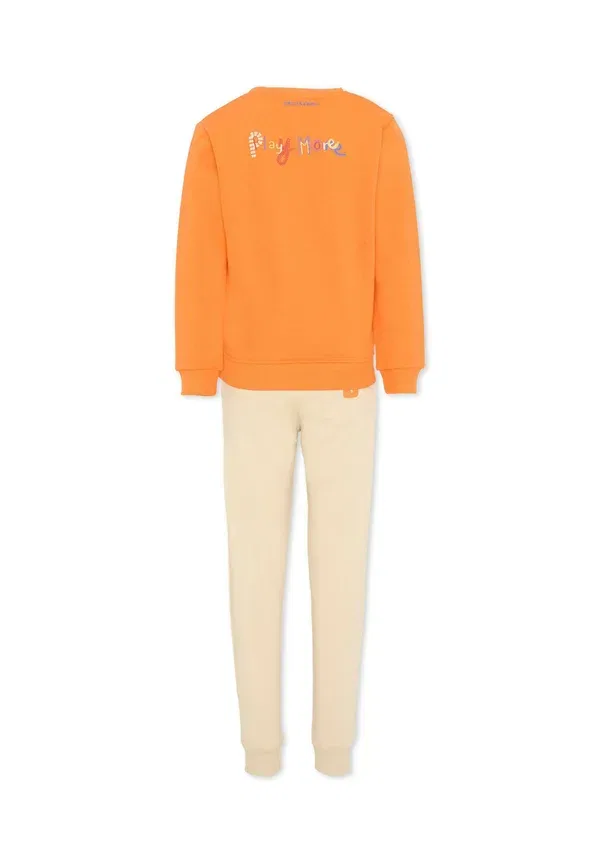 Костюм спортивный с принтом Tru Trussardi Junior оранжевый — фото 2