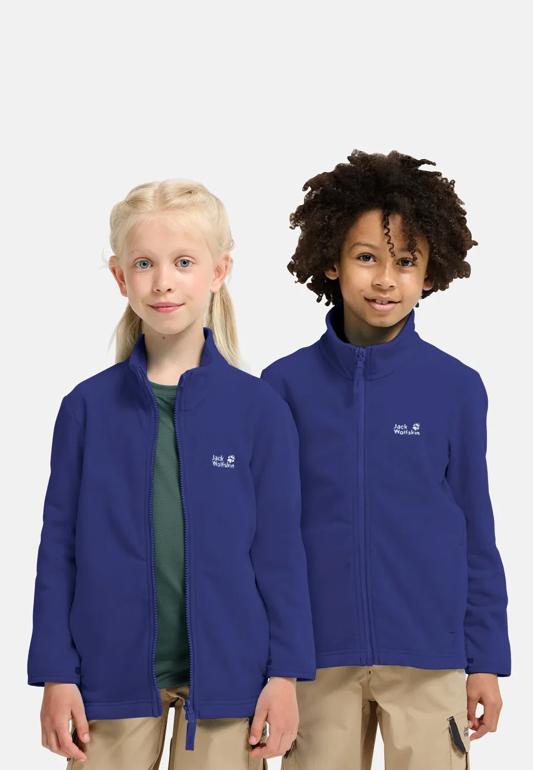 Куртка унисекс Taunus 100 fz k из флиса Jack Wolfskin, Glow Ink
