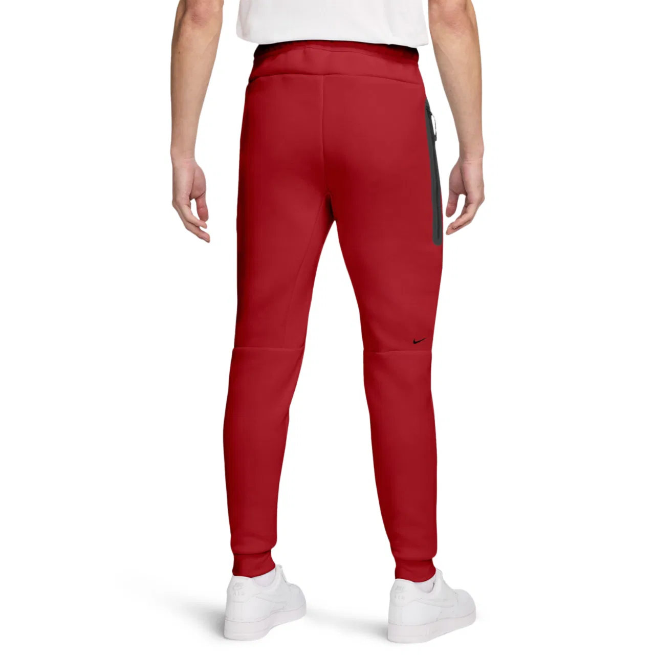 Мужские брюки Tech Fleece Nike, красный/черный — фото 2