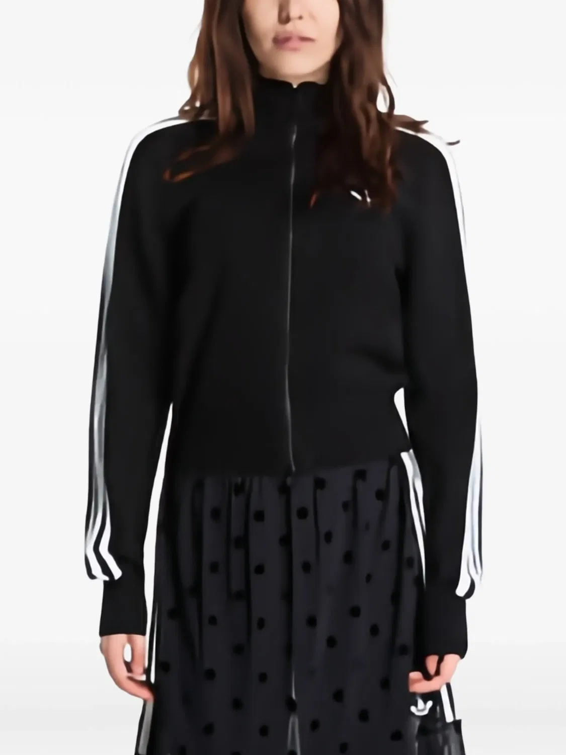 Вязаная олимпийка Firebird Adidas, черный