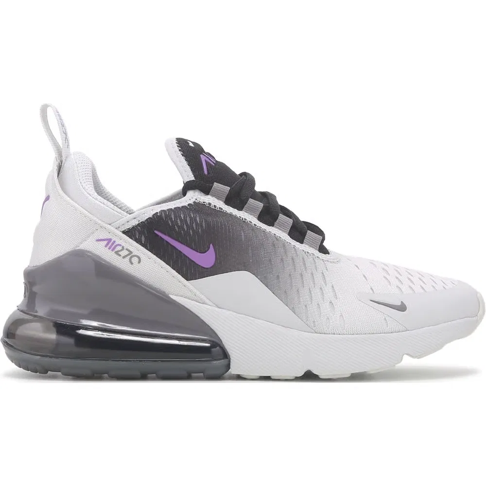 Детские кроссовки Air Max 270 Nike, Grey/Black/Purple — фото 2
