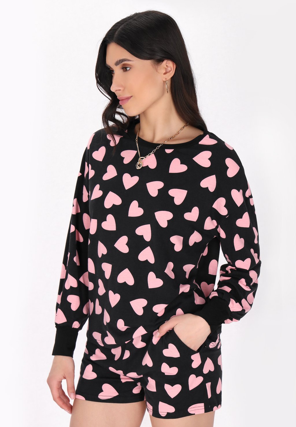 

Пижамный комплект LOUNGEWEAR SET - Pyjamas faina, черный