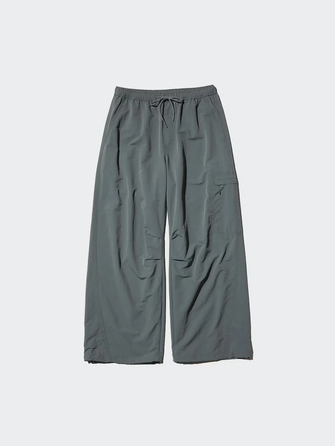 Брюки Uniqlo, рабочие, укороченная длина, натуральный — фото 4