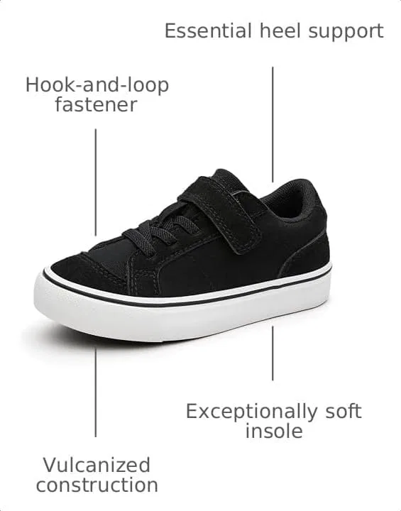 Детские кроссовки для девочек на липучках EasyStar, Black — фото 3