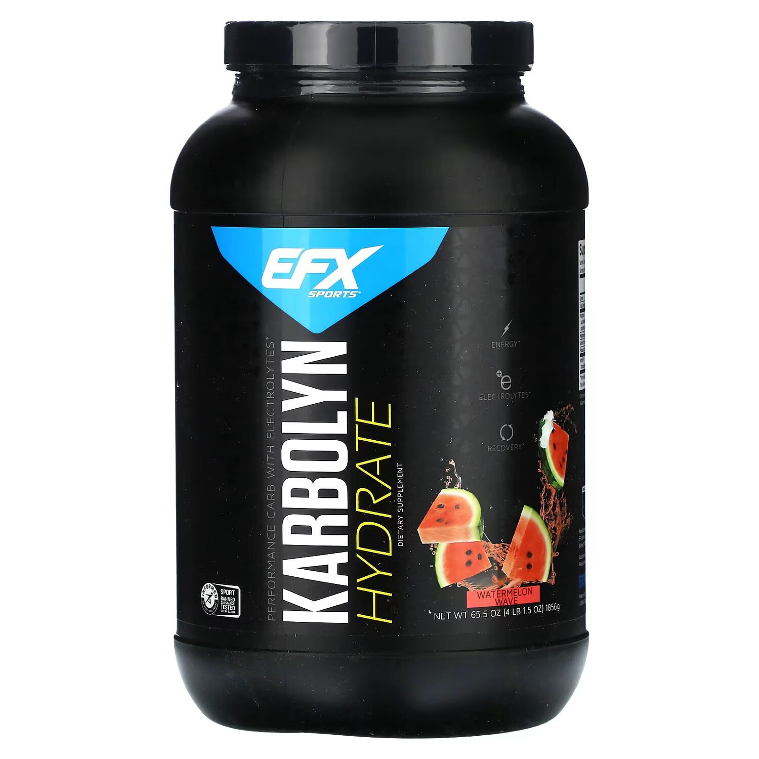 

Karbolyn Hydrate, Арбузная волна, 4 фунта 1,5 унции (1856 г) Efx Sports