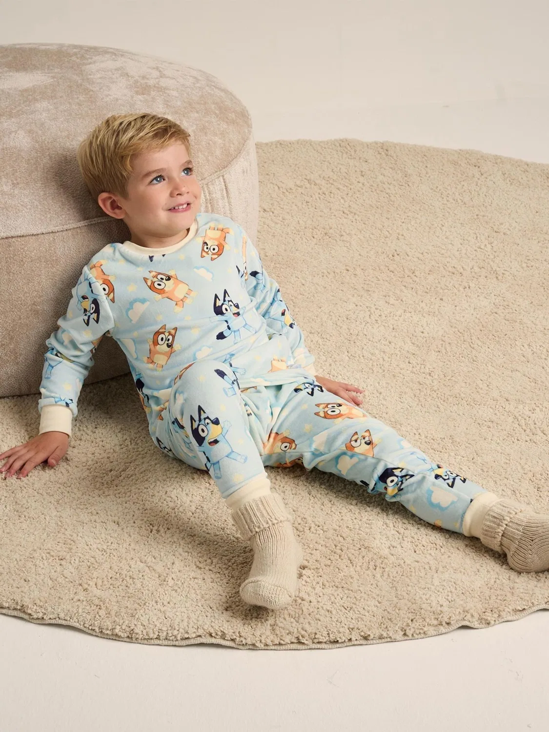 Пижама Bluey Divine Fleece Brand Threads, синий
