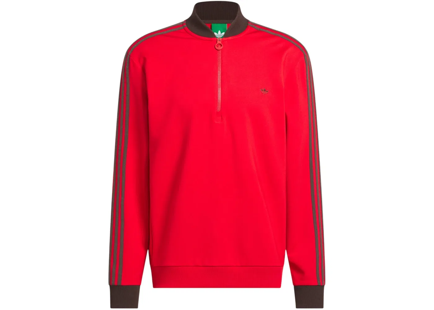 Мужской свитшот с принтом 3-Stripes Adidas, Better Scarlet
