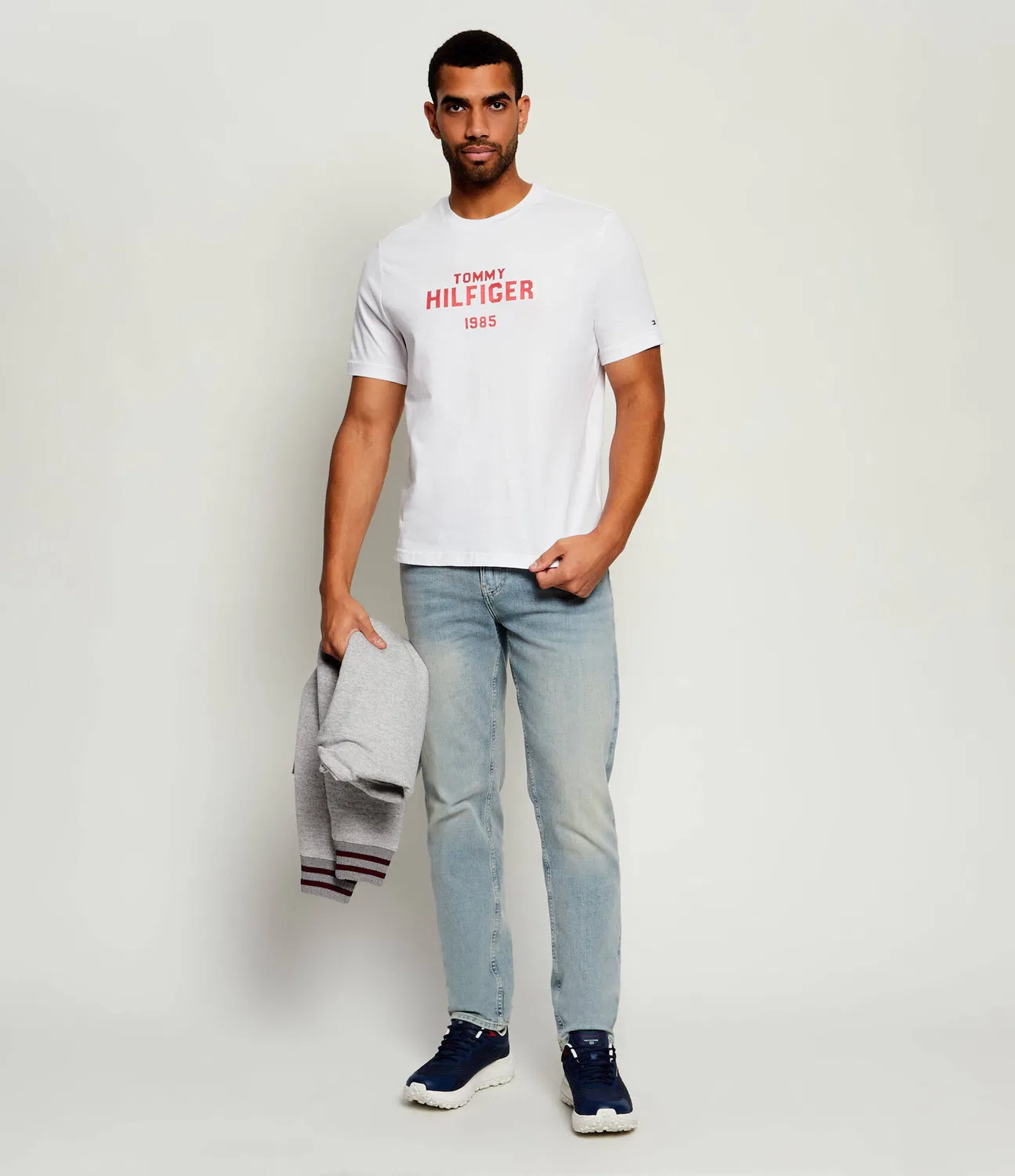 Футболка с круглым вырезом Tommy Hilfiger, Bianco — фото 2