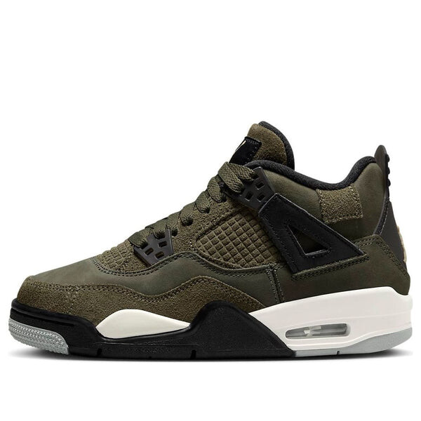 

Кроссовки (GS) Air Jordan 4 Retro SE 'Craft - Olive', зеленый